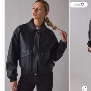 Urban Outfitters Casey Faux Leather Moto Jacket